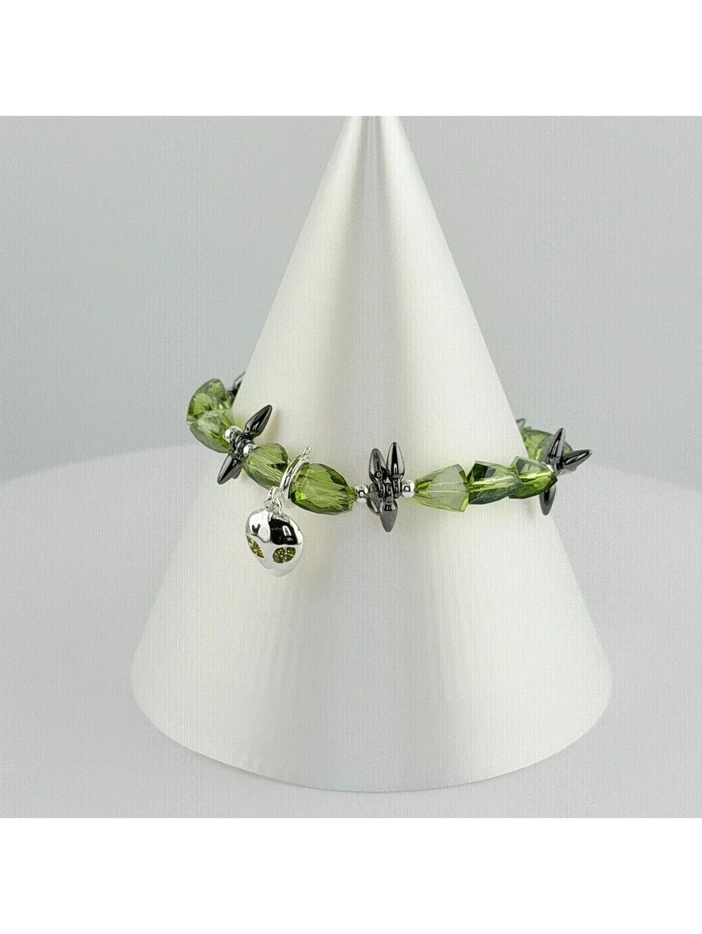 Bomb Party Single Stack Bracelet - on Silver Plating #121
